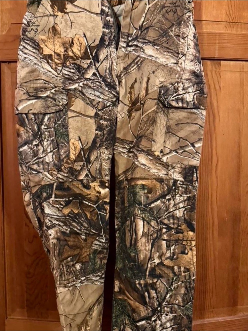 Kids Camo Cargo Jeans - Realtree-Style Brown/Green